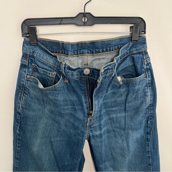 Levi's 541 Denim Dark Wash Straight Fit Jeans Size W30x L30 - Picture 8 of 15